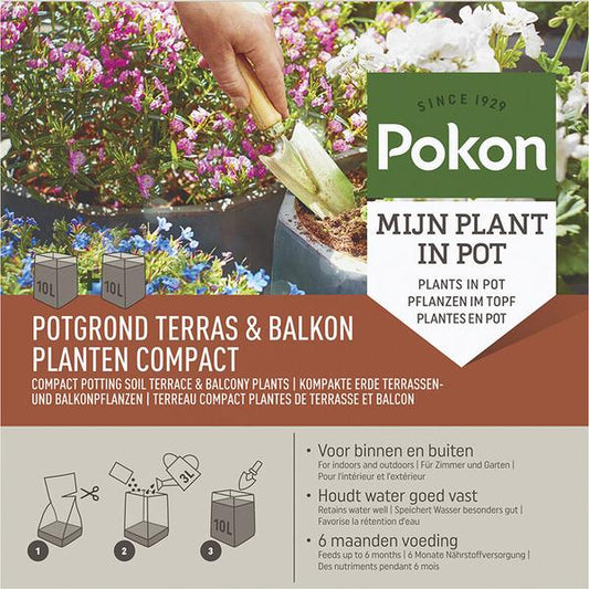 Kokos Potgrond Terras & Balkon Compact - 20L